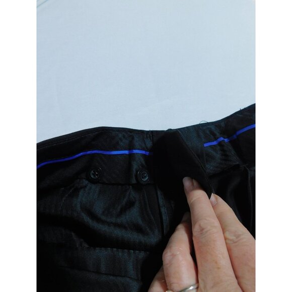 Men's Slim Black Dress Pants - Picture 12 of 12